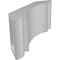 Ekena Millwork 3 1/2-in. W x 6-in. D x 6-in. H Olympic Architectural Grade PVC Knee Brace BRCP035X06X06OLY - alternate 2